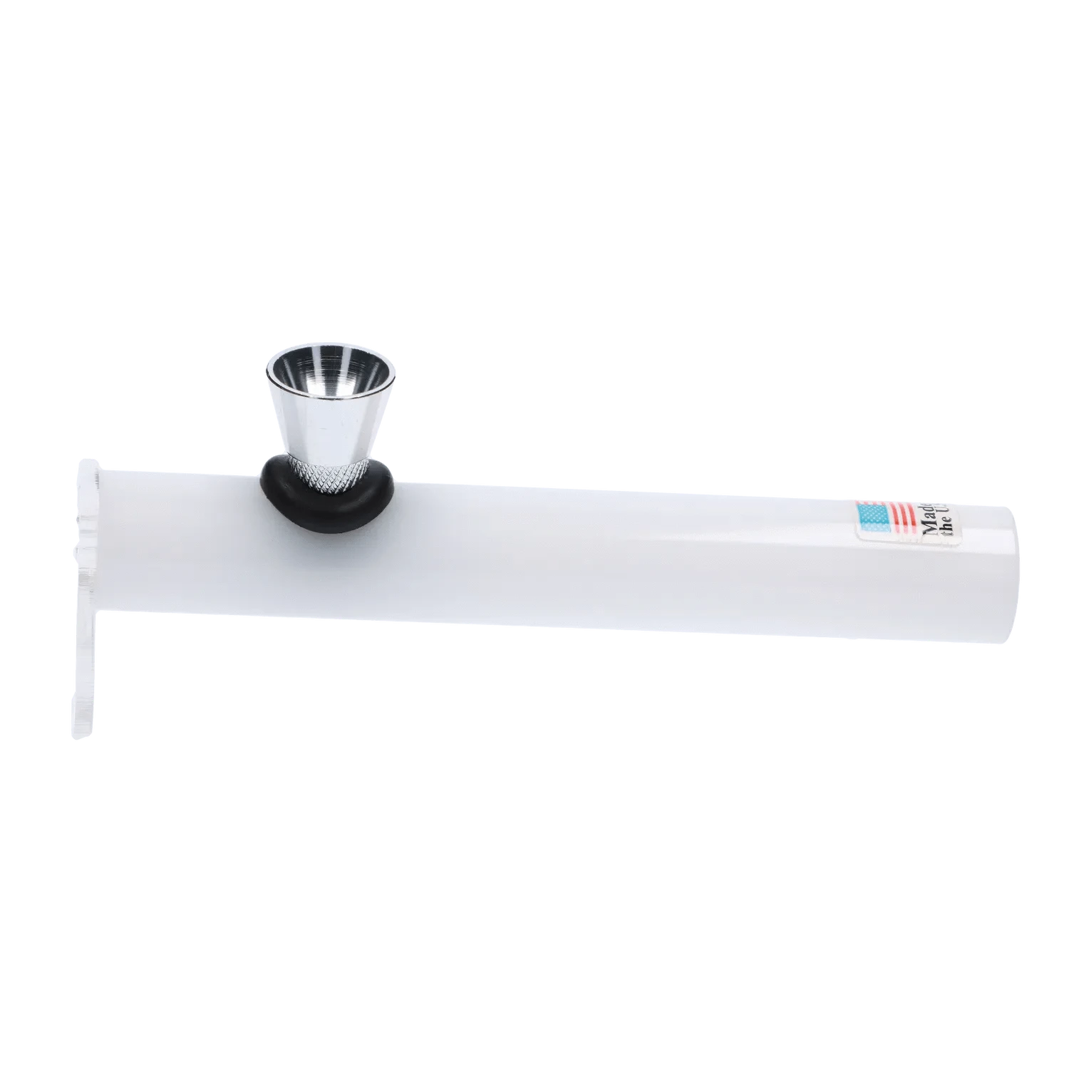 JM Plastic Water Pipe White JM Plastics Mini Smokey Thick Acrylic Steam Roller