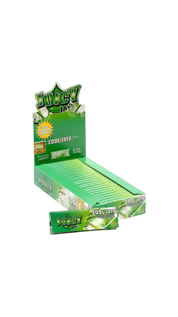 Front view of Classic 1-1/4" Flavored Rolling Papers, displaying vibrant branding against a plain white background.