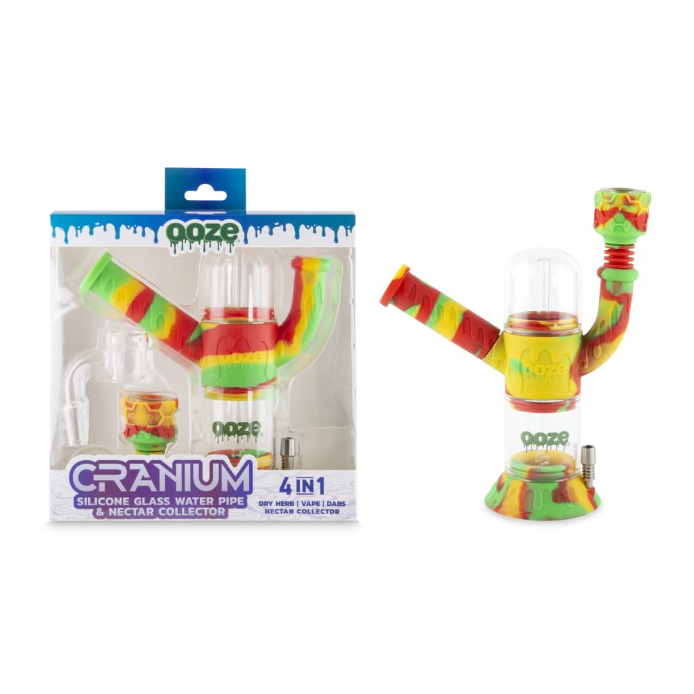 Ooze Cranium Silicone 4-in-1 Hybrid Bong