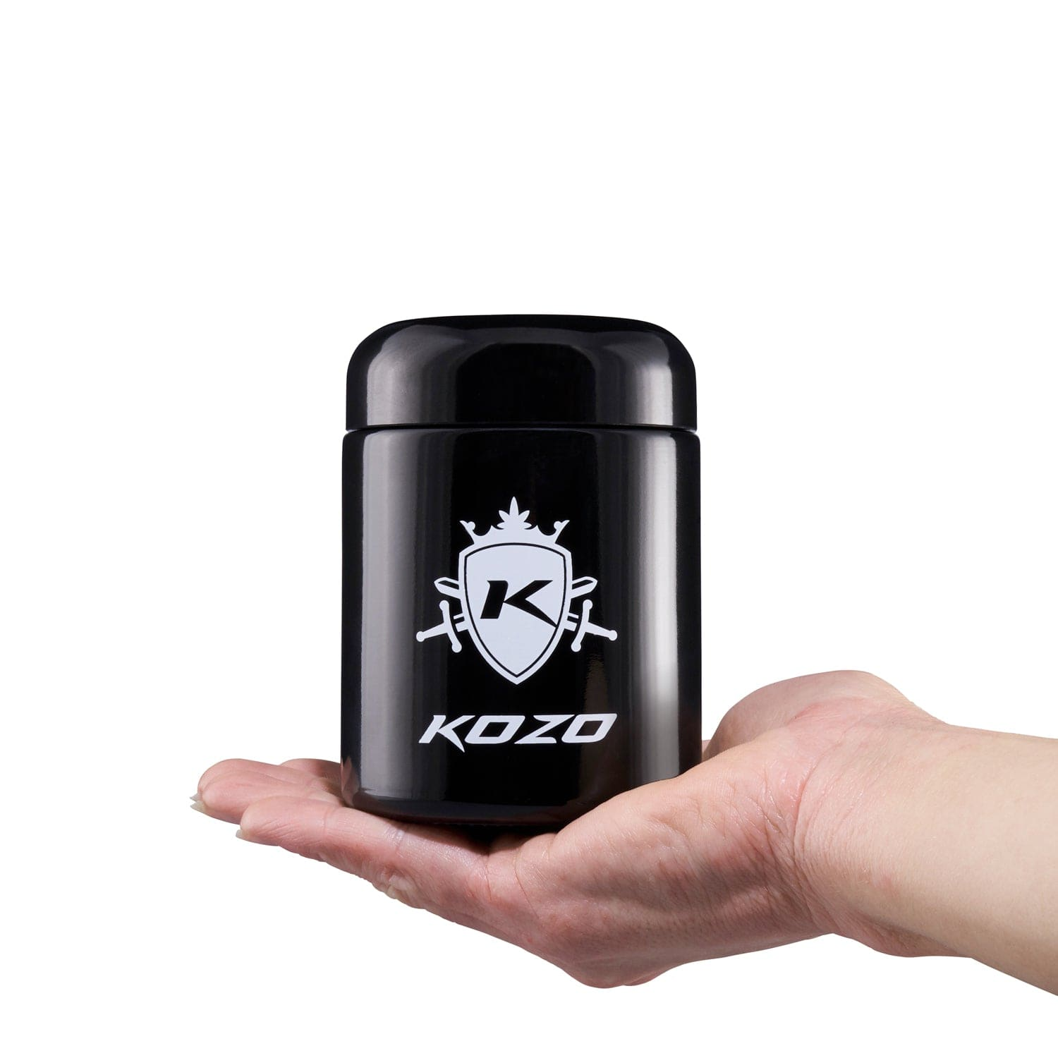 Kozo Odor Proof Jars Black Glass jars - 1/2 OZ