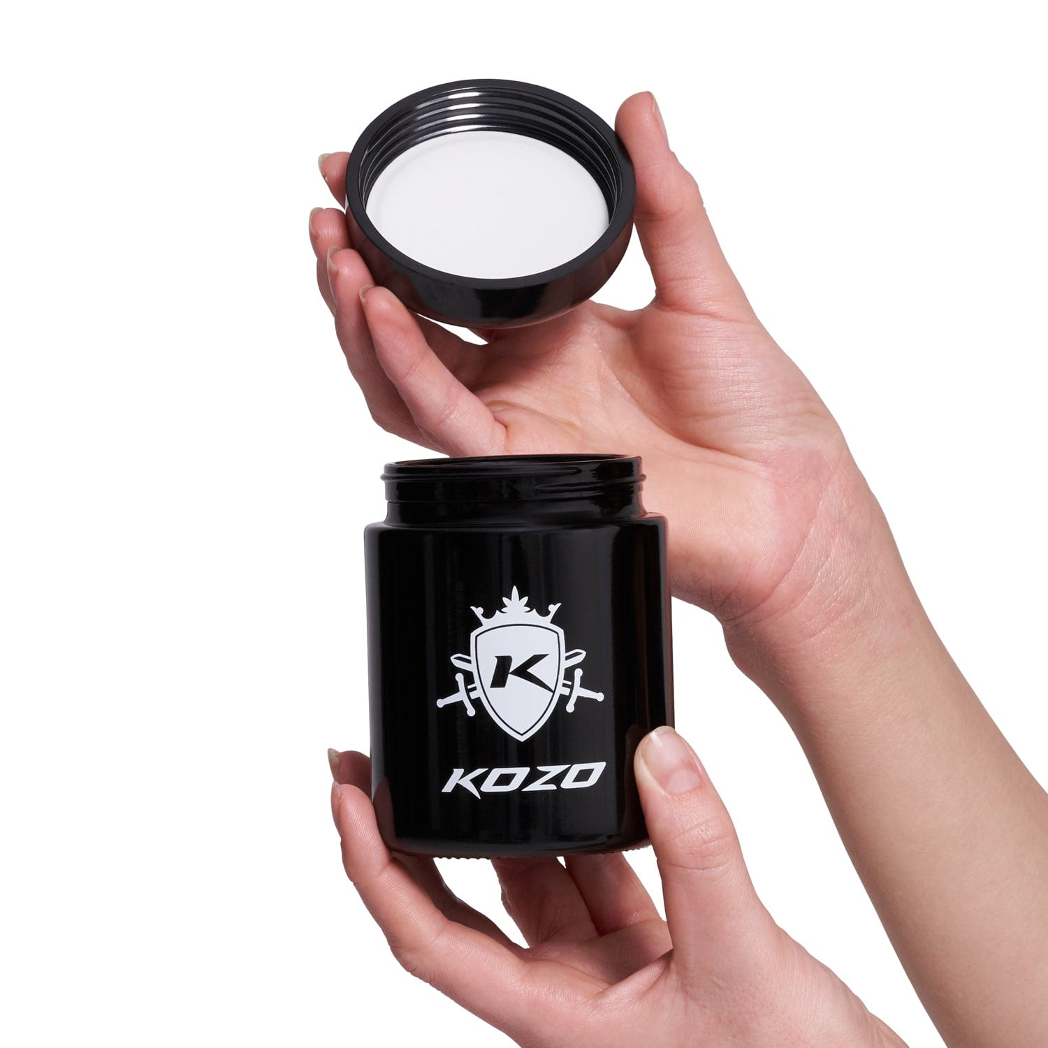 Kozo Odor Proof Jars Black Glass jars - 1/2 OZ