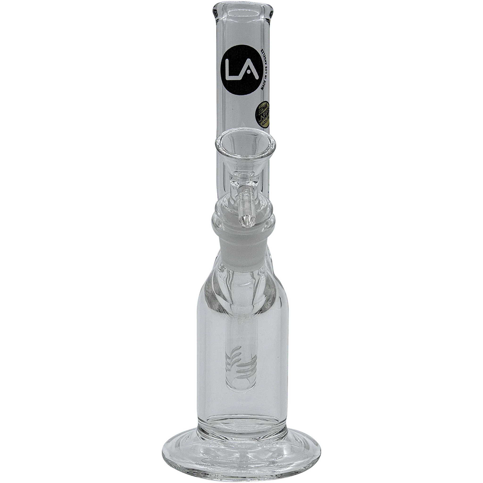 LA Pipes "Zig" Straight Zong Style Bong