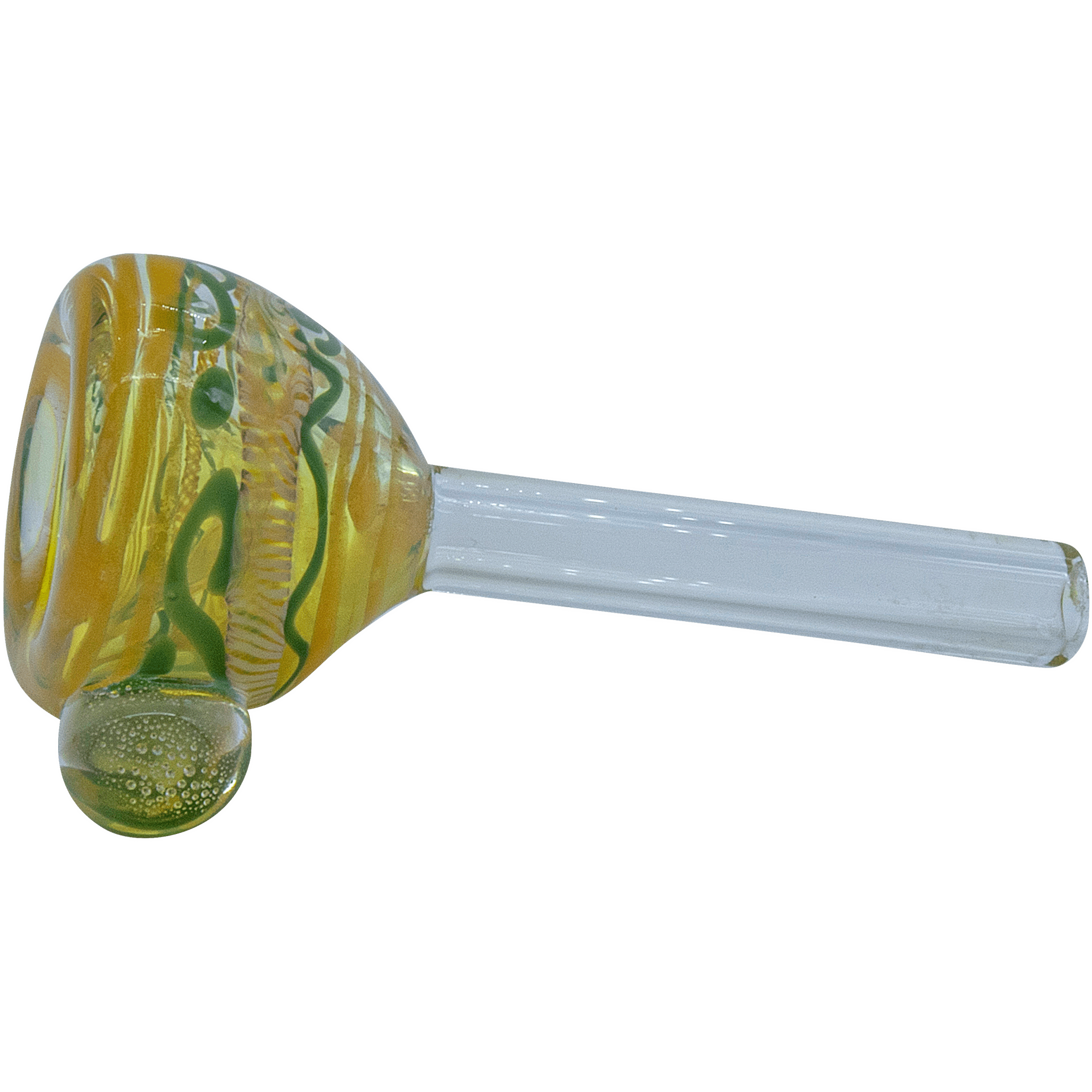 Painted Warrior Pull-Stem Slide Bowl