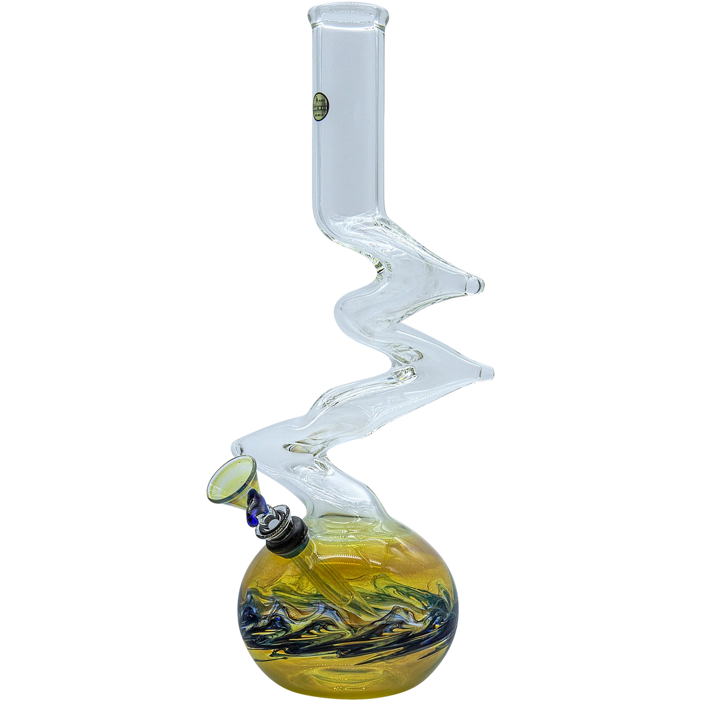 "Switchback" Bubble Base Bong