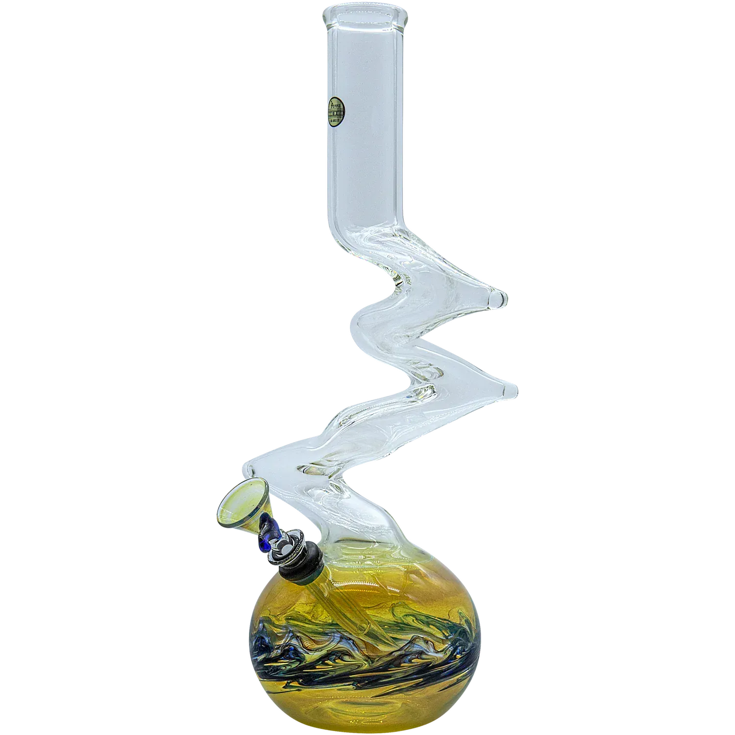 "Switchback" Bubble Base Bong