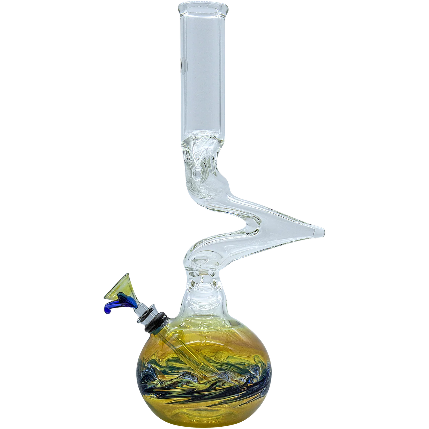 "Switchback" Bubble Base Bong