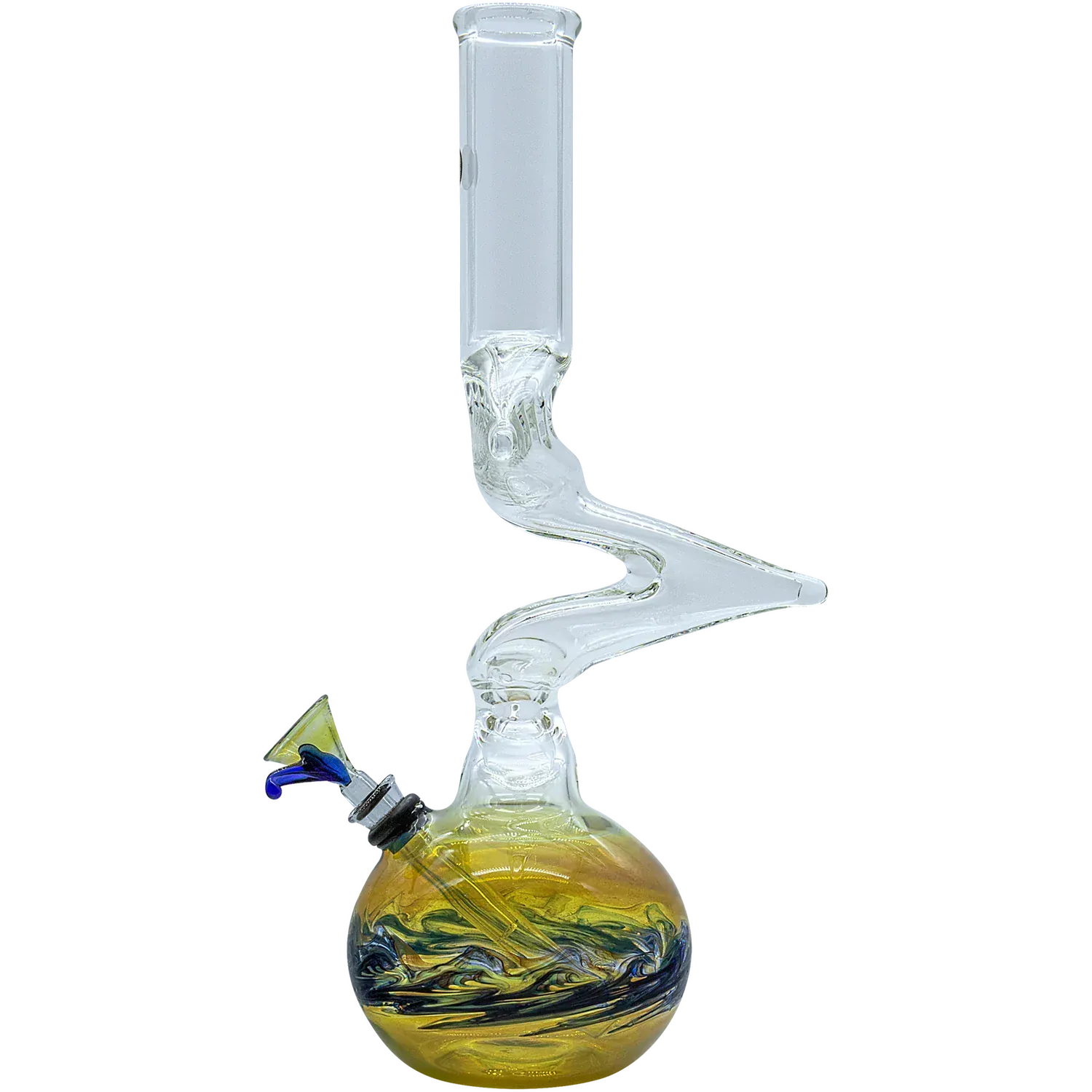 "Switchback" Bubble Base Bong