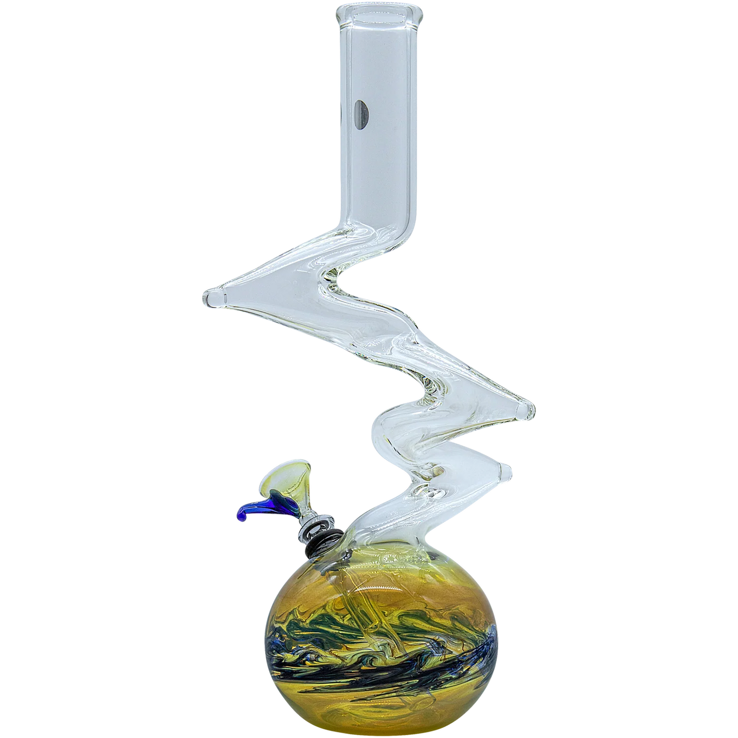 "Switchback" Bubble Base Bong