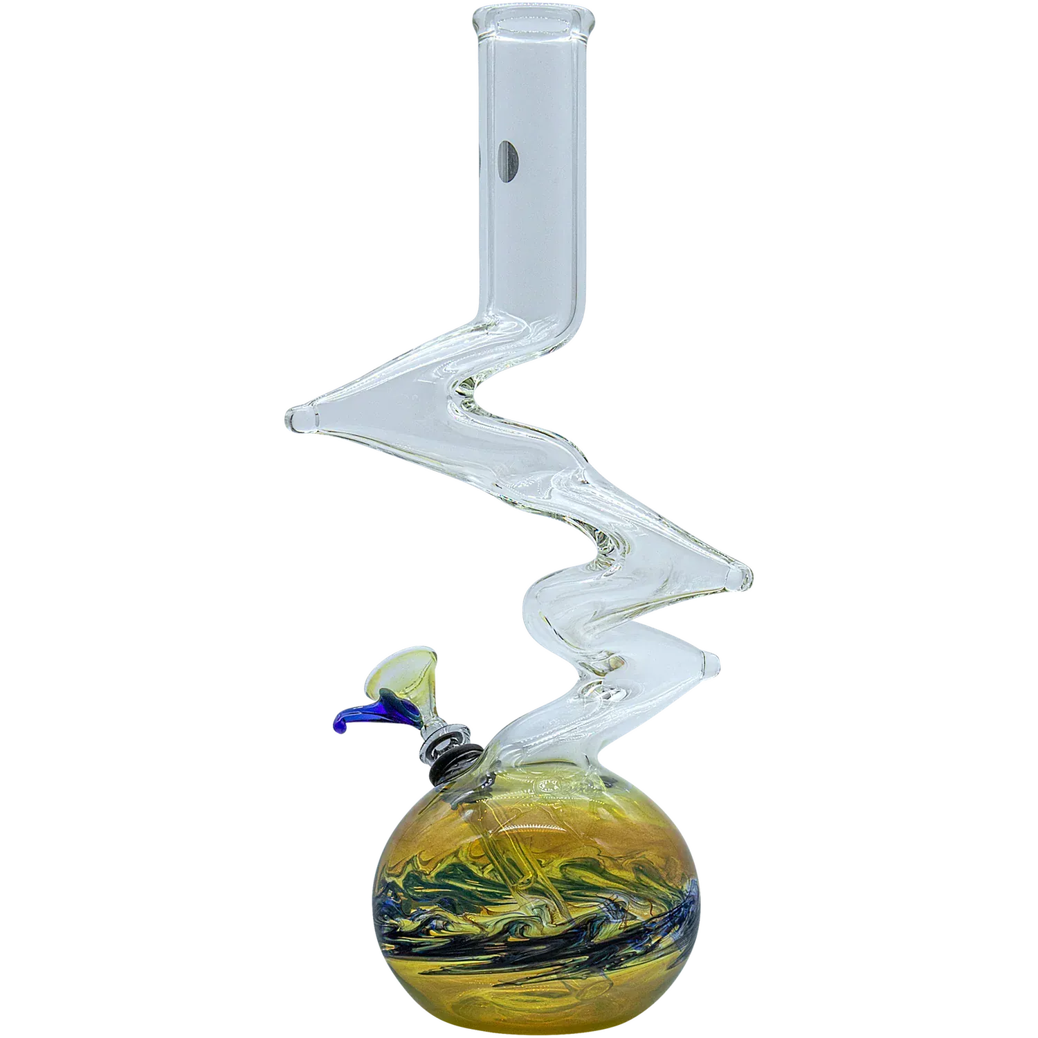 "Switchback" Bubble Base Bong