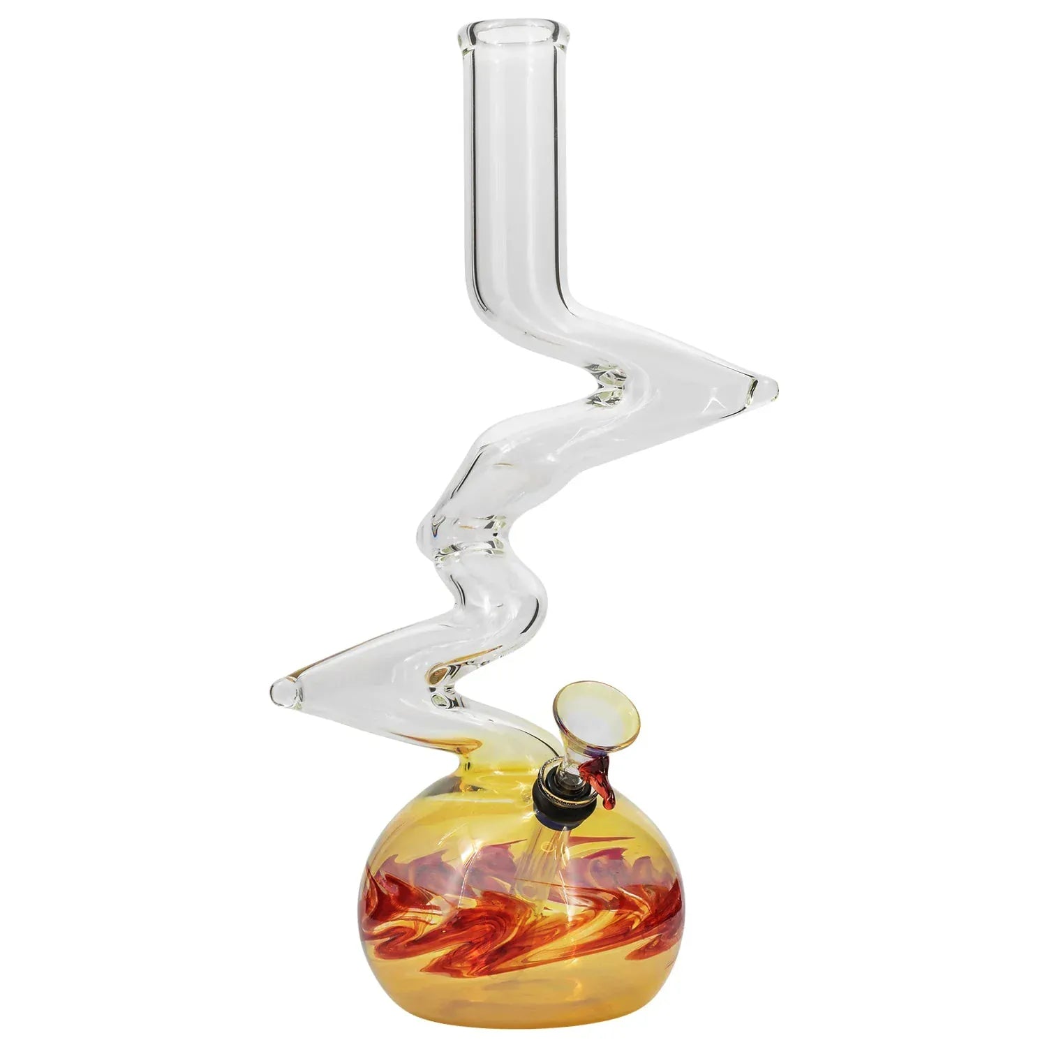 "Switchback" Bubble Base Bong