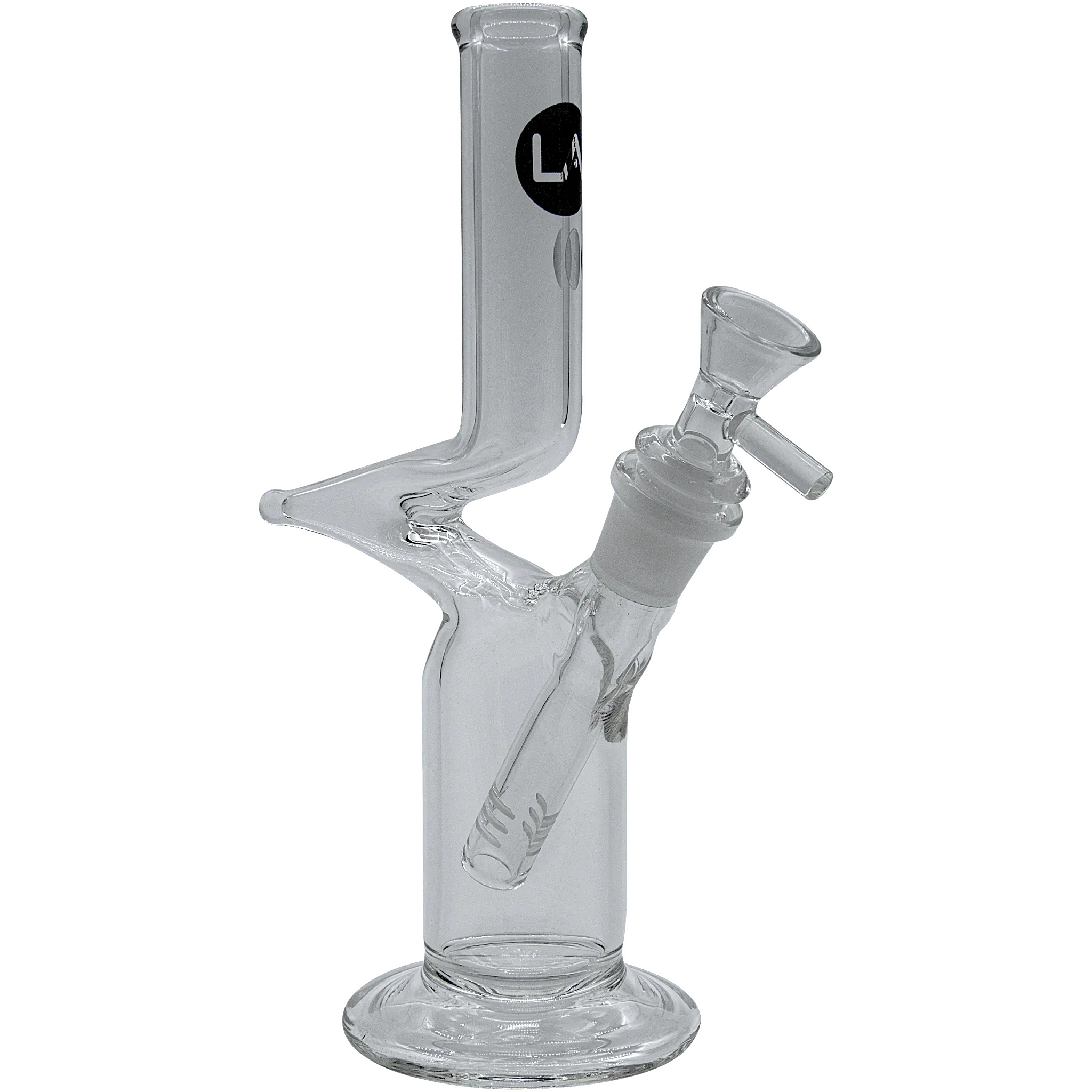 LA Pipes "Zig" Straight Zong Style Bong