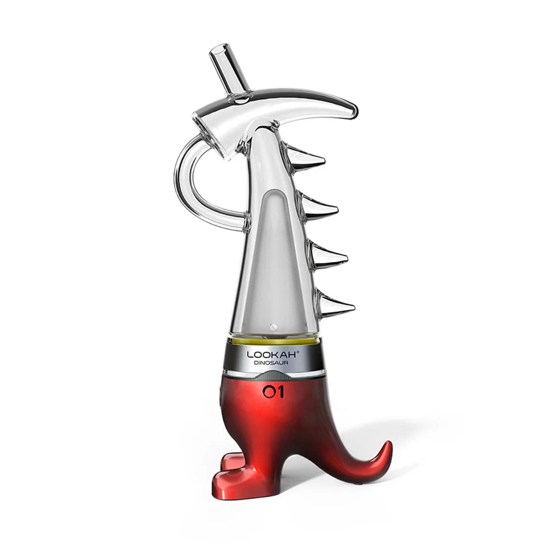 A close-up, angled view of the Dinosaur eRig, showcasing its compact design against a plain white background.