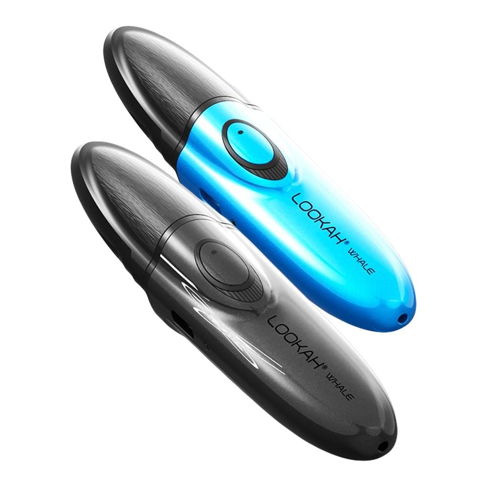 A close-up studio shot of the Whale Electric Dab Straw, showcasing its sleek, pen-like design against a plain white background.