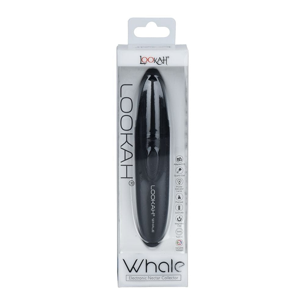 Front view of the Whale Electric Dab Straw, showcasing its sleek, pen-like design against a plain white background.