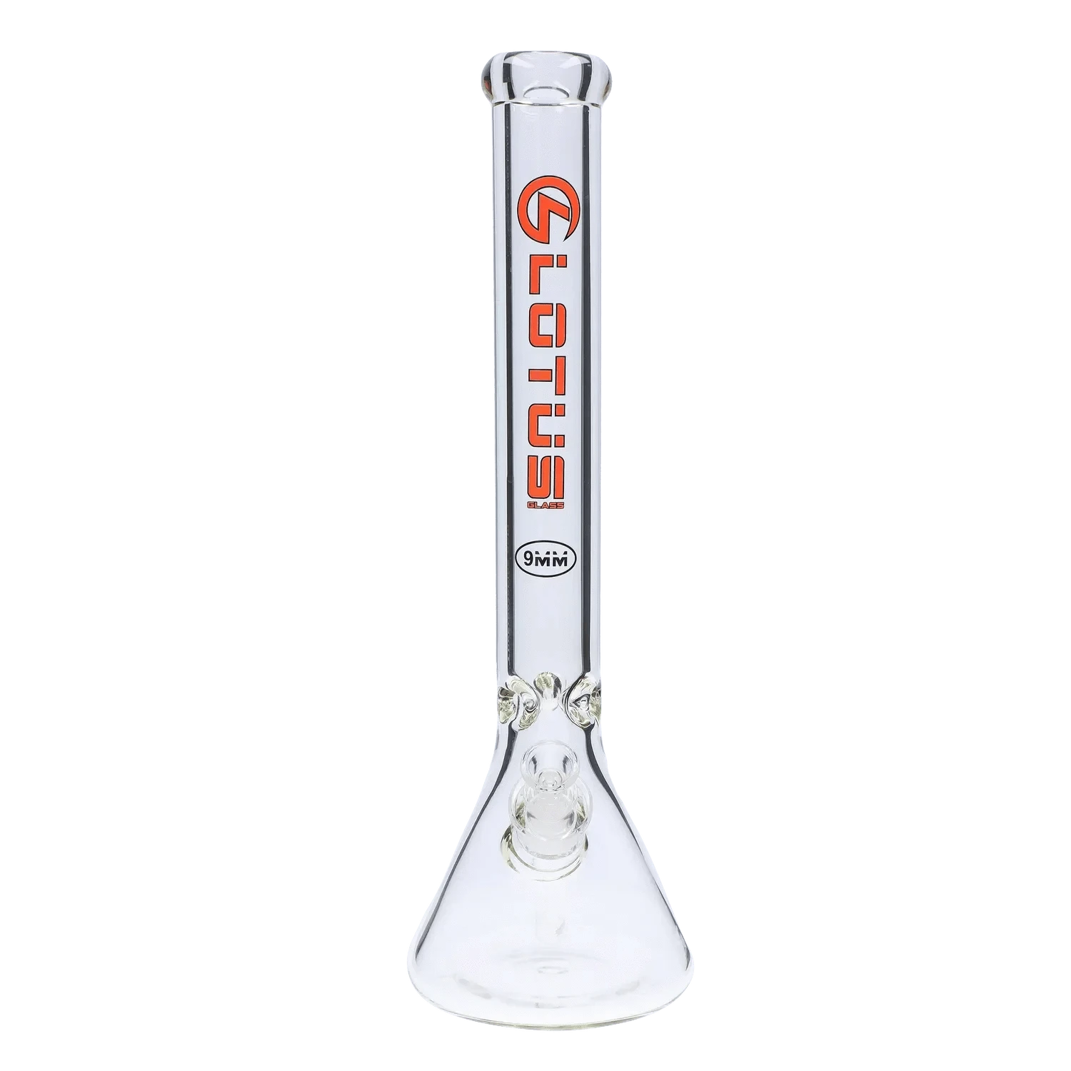 Lotus Bong Orange Lotus 9mm 18" Water Pipe
