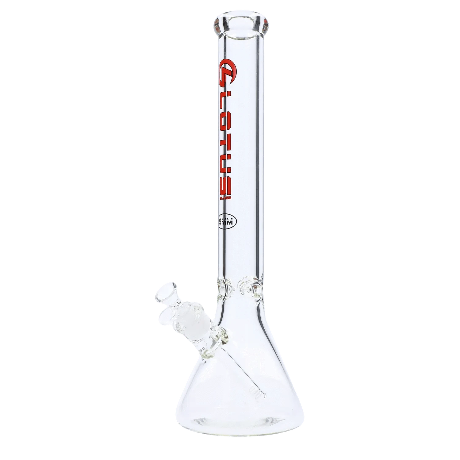 Lotus Bong Red Lotus 9mm 18" Water Pipe