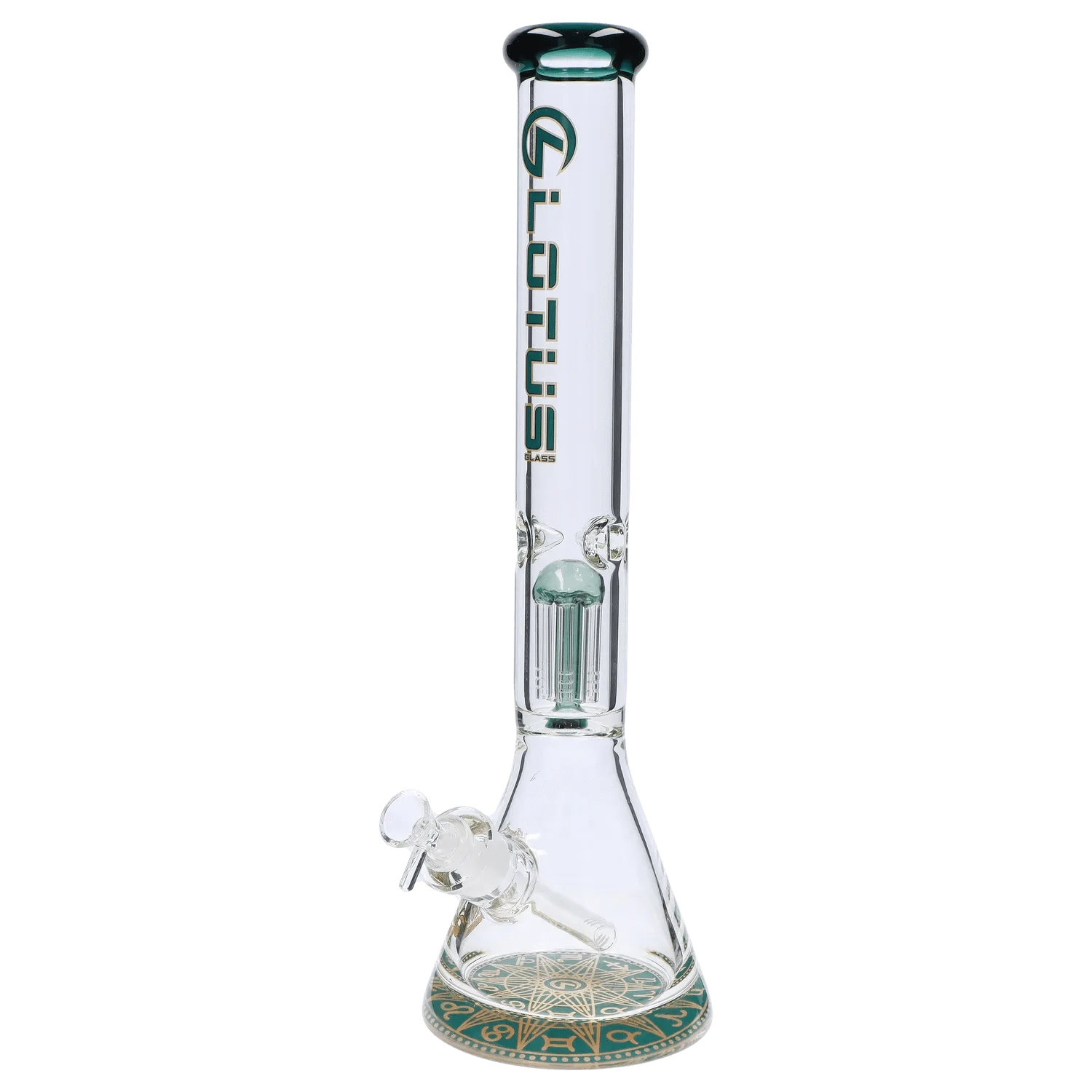 Lotus Waterpipe - Herb 9mm Water Pipe with Tree Perc - 18 in.