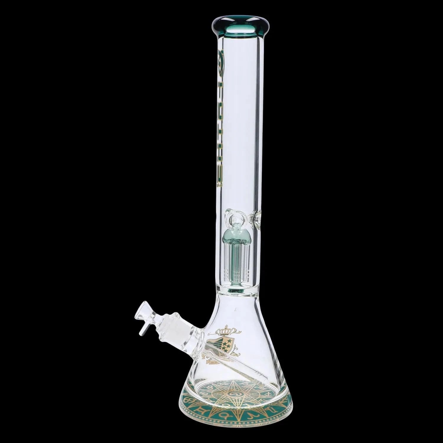 Lotus Waterpipe - Herb 9mm Water Pipe with Tree Perc - 18 in.