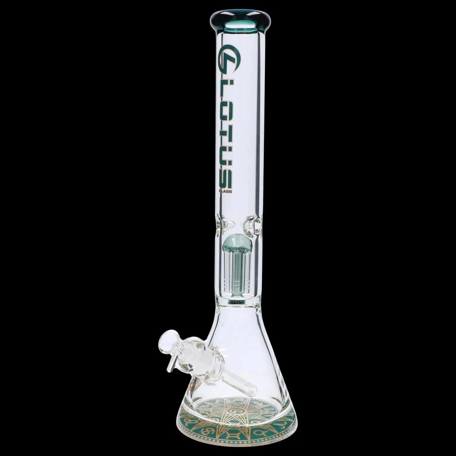 Lotus Waterpipe - Herb 9mm Water Pipe with Tree Perc - 18 in.