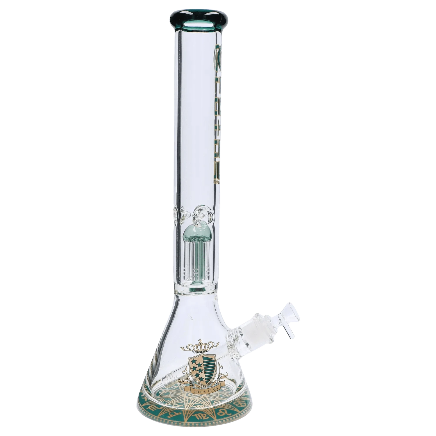 Lotus Waterpipe - Herb 9mm Water Pipe with Tree Perc - 18 in.