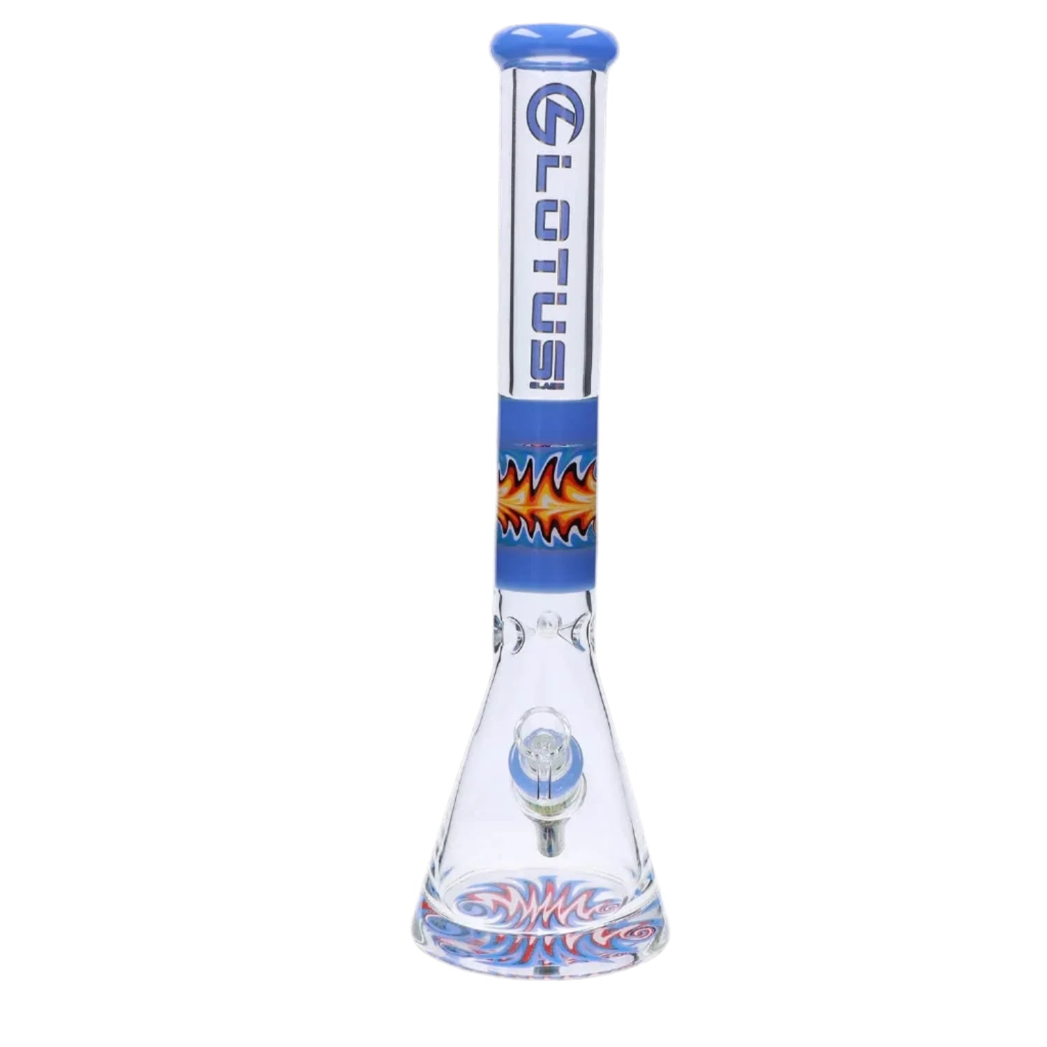 Daily High Club Waterpipe - Herb 9mm Wig Wag Water Pipe - 18 in.