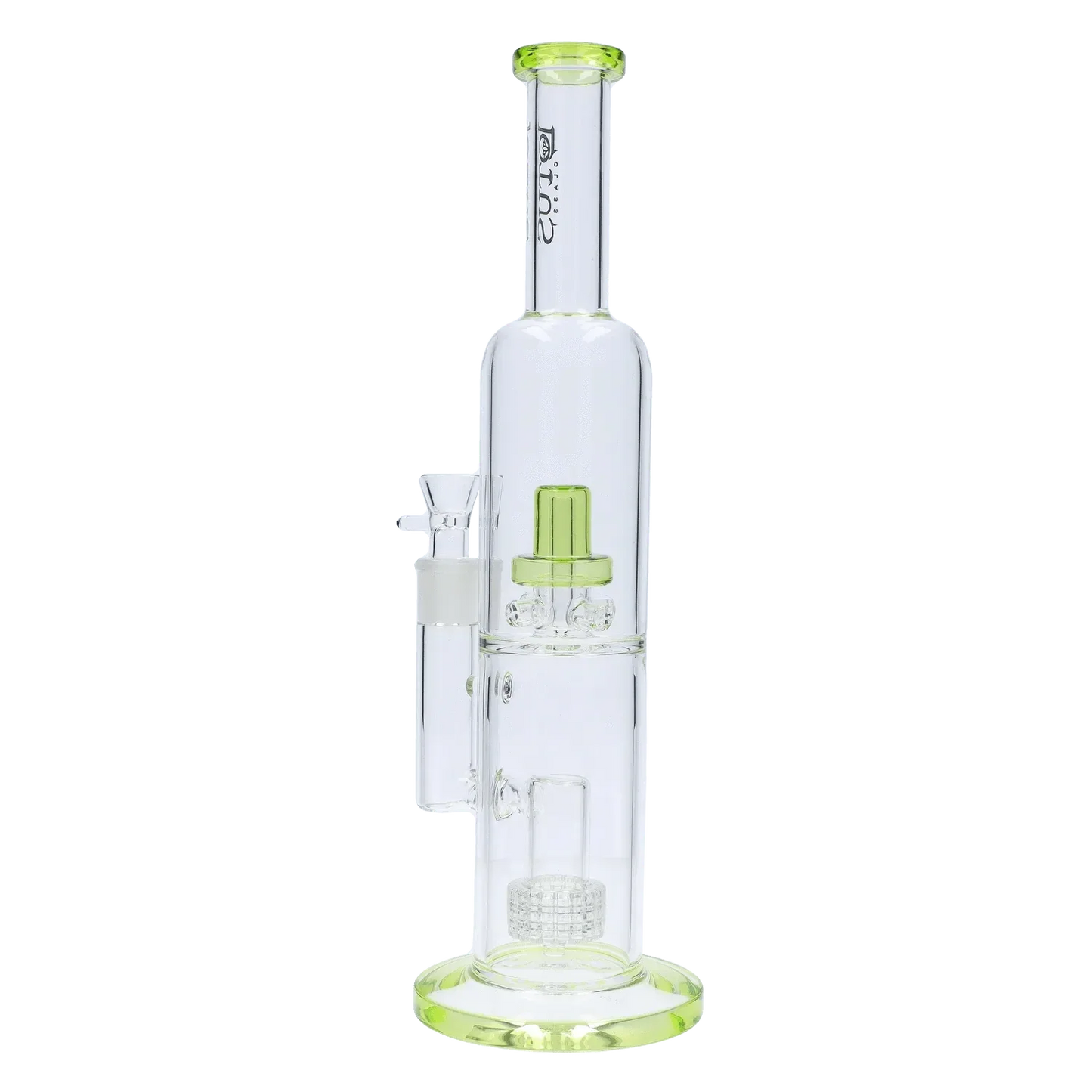 Dual Perc with Colour Accents Bong - 15 in.