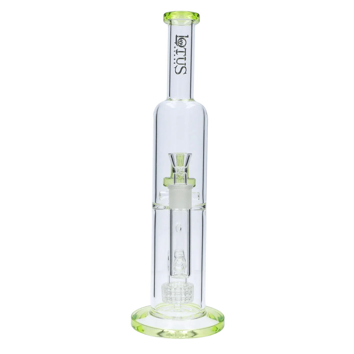 Dual Perc with Colour Accents Bong - 15 in.
