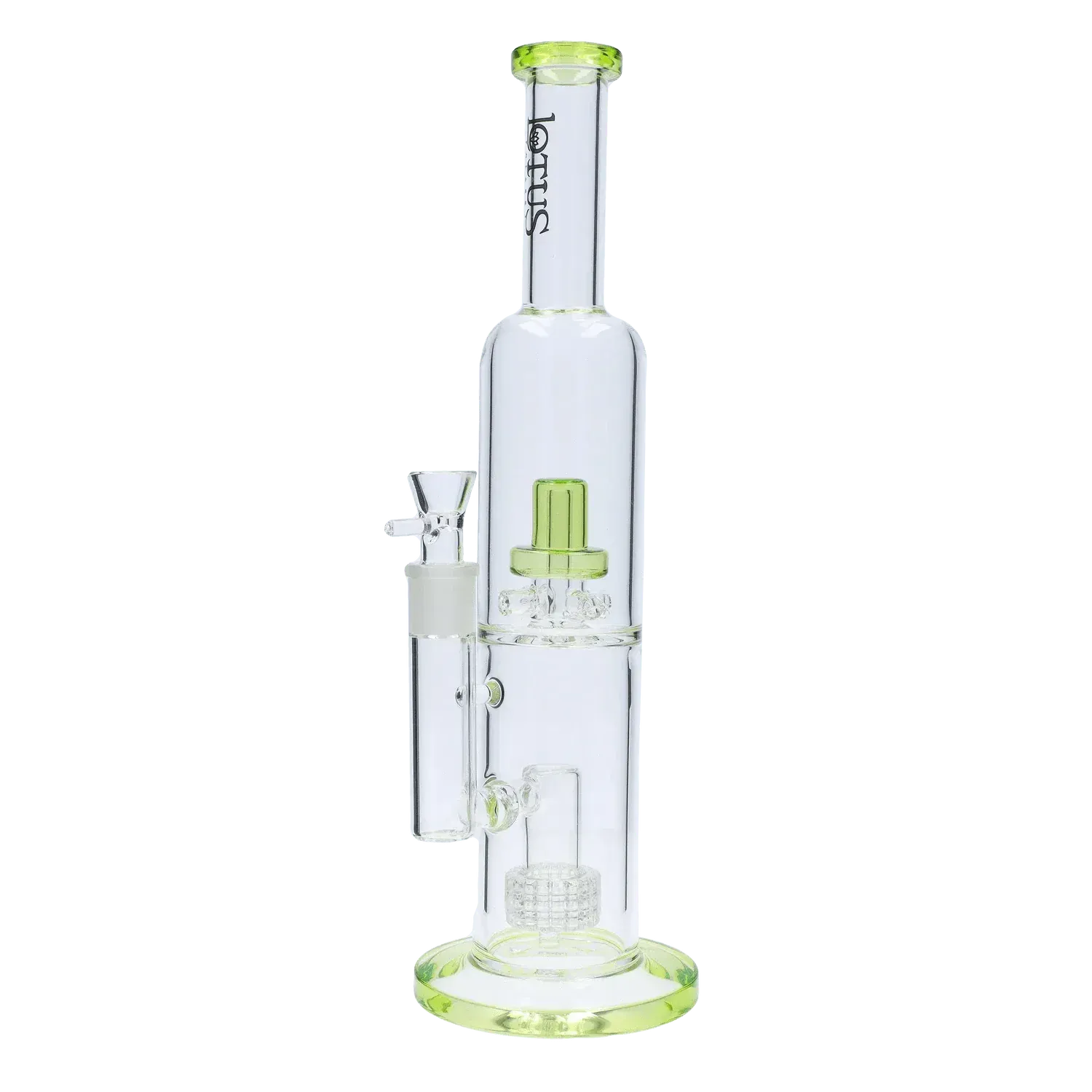 Dual Perc with Colour Accents Bong - 15 in.