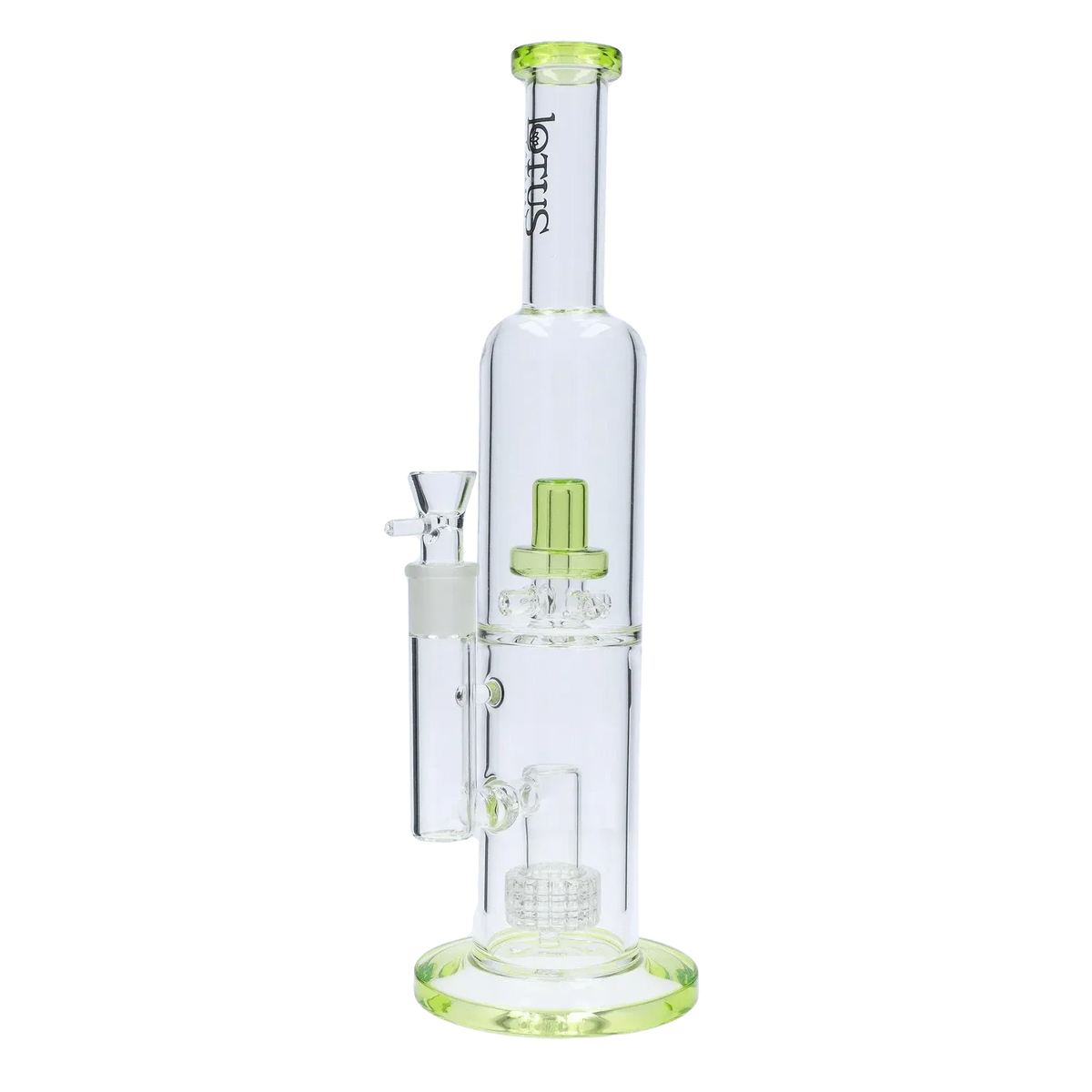 Dual Perc with Colour Accents Bong - 15 in.