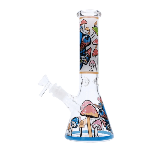 Mushroom Design Water Pipe - 10 in.