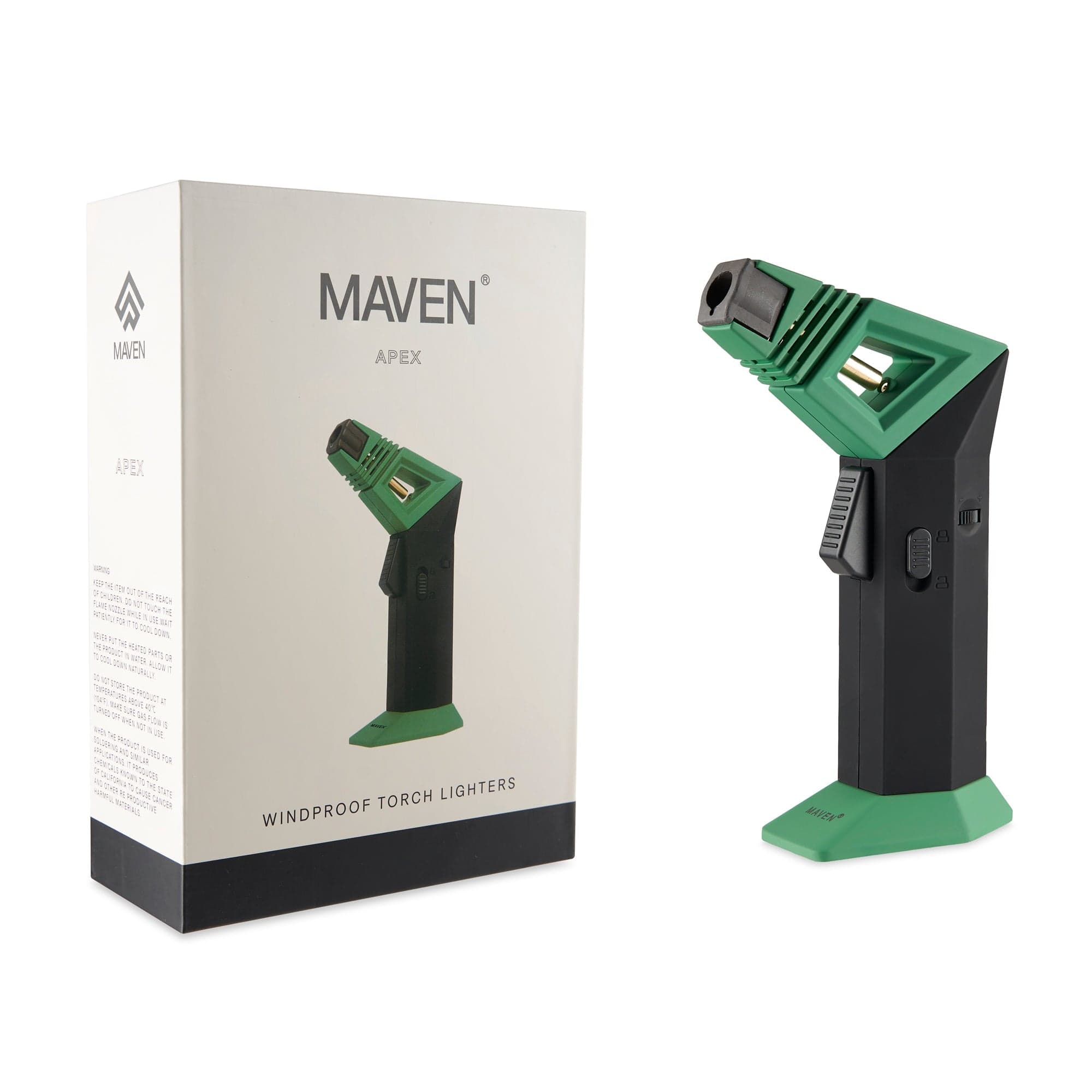 Maven Butane Torches Green Apex Butane Torch Lighter