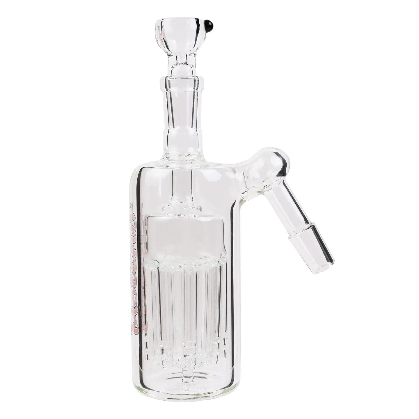 Front view of the 10-Leg Diffuser Precooler (14.5) with a multi-stem diffuser and clear glass construction.