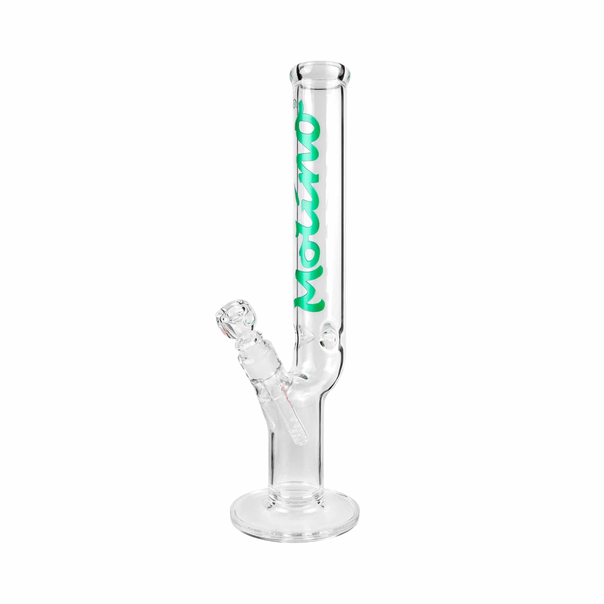 Front view of the Dirty Harry 40| a tall clear glass beaker with a simple cylindrical shape.