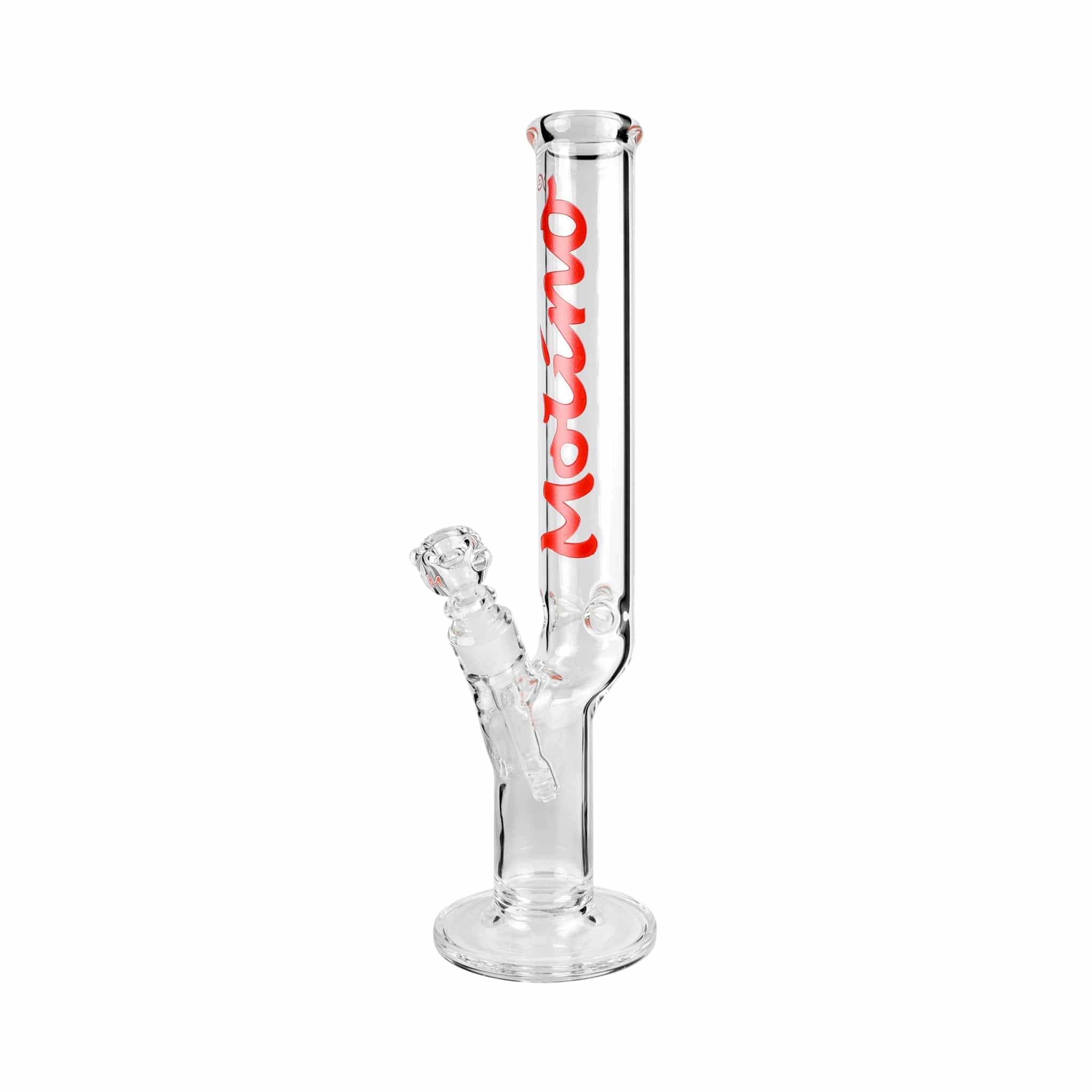 Front view of the Dirty Harry 40| a clear glass beaker with a simple cylindrical shape and visible joint.