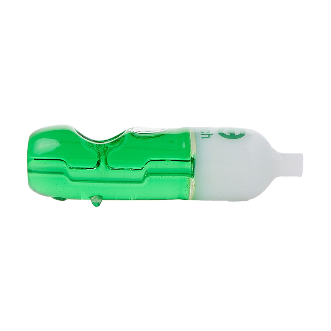 Cheech Glass Hand Pipe Green 4.5" Glycerin Pipe