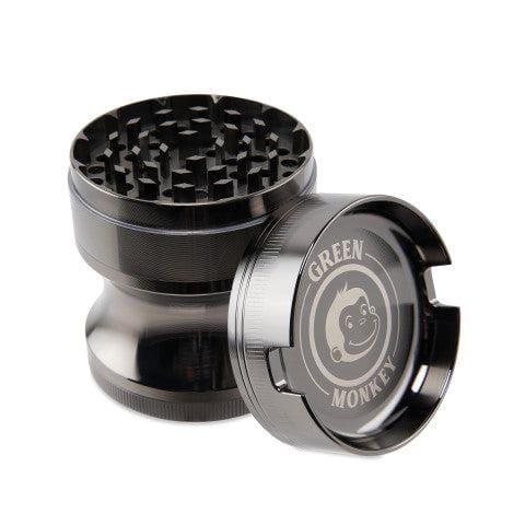 Green Monkey Grinders Chacma 63mm Magnetic Grinder with Ashtray