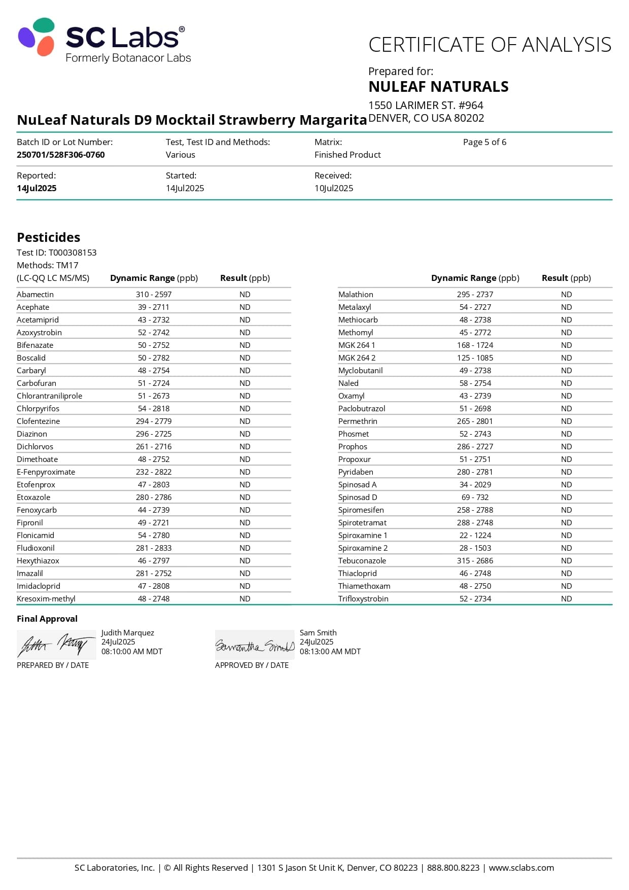 NuLeaf DELTA9 THC NuLeaf D9 THC Mocktail Shots