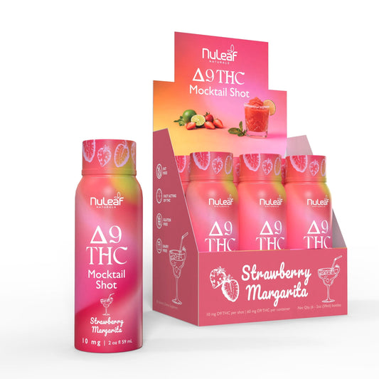 NuLeaf DELTA9 THC Strawberry Margarita / 6 Pack NuLeaf D9 THC Mocktail Shots