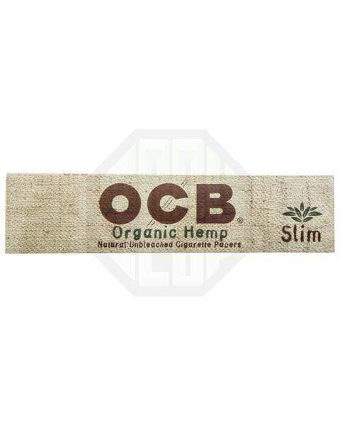 Front view of Organic Hemp Rolling Papers, with the brand logo prominently displayed against a plain, light background.
