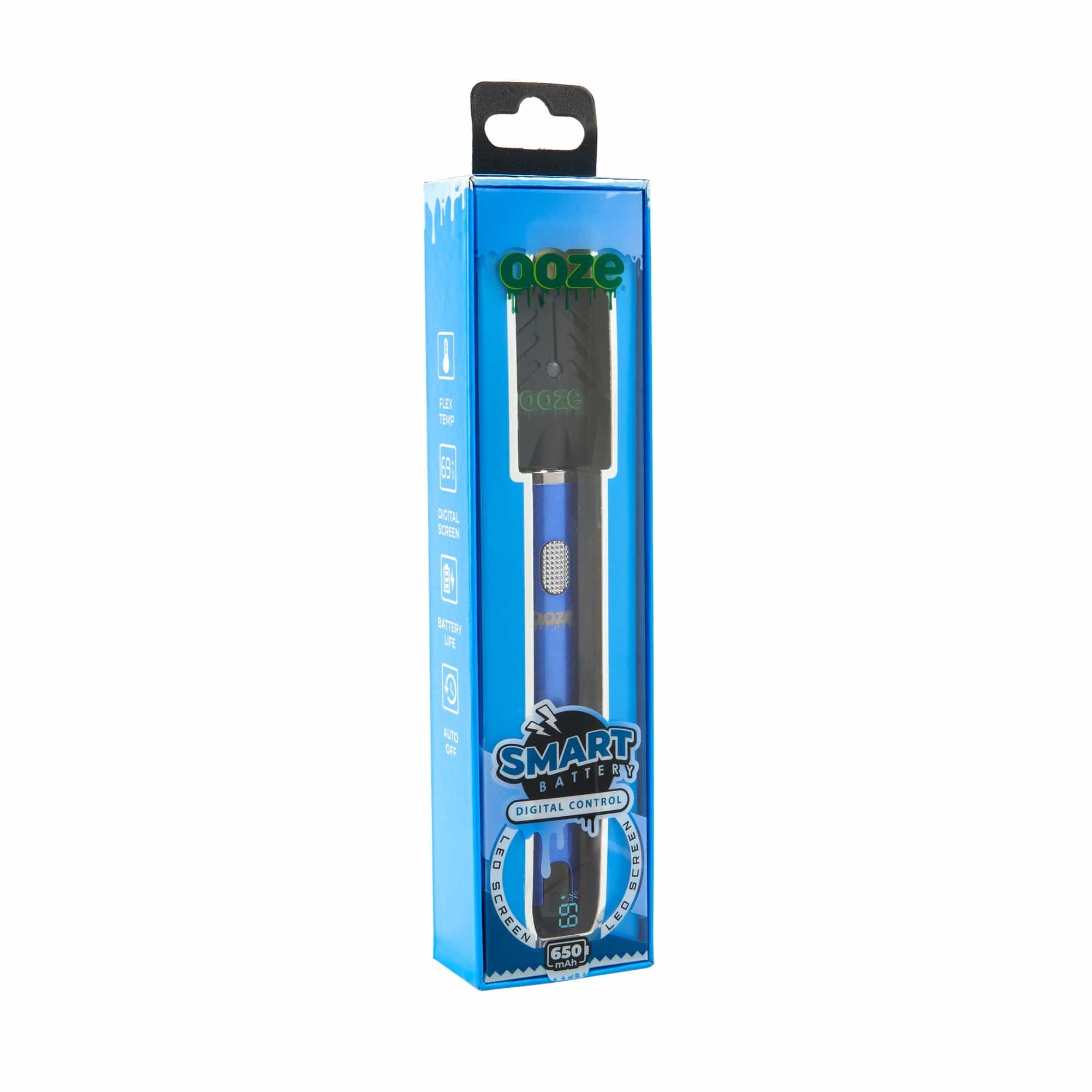 Ooze 650mAh Smart Battery | Vape Pen - Silver Ooze 650mAh Smart Battery | Vape Pen - Silver