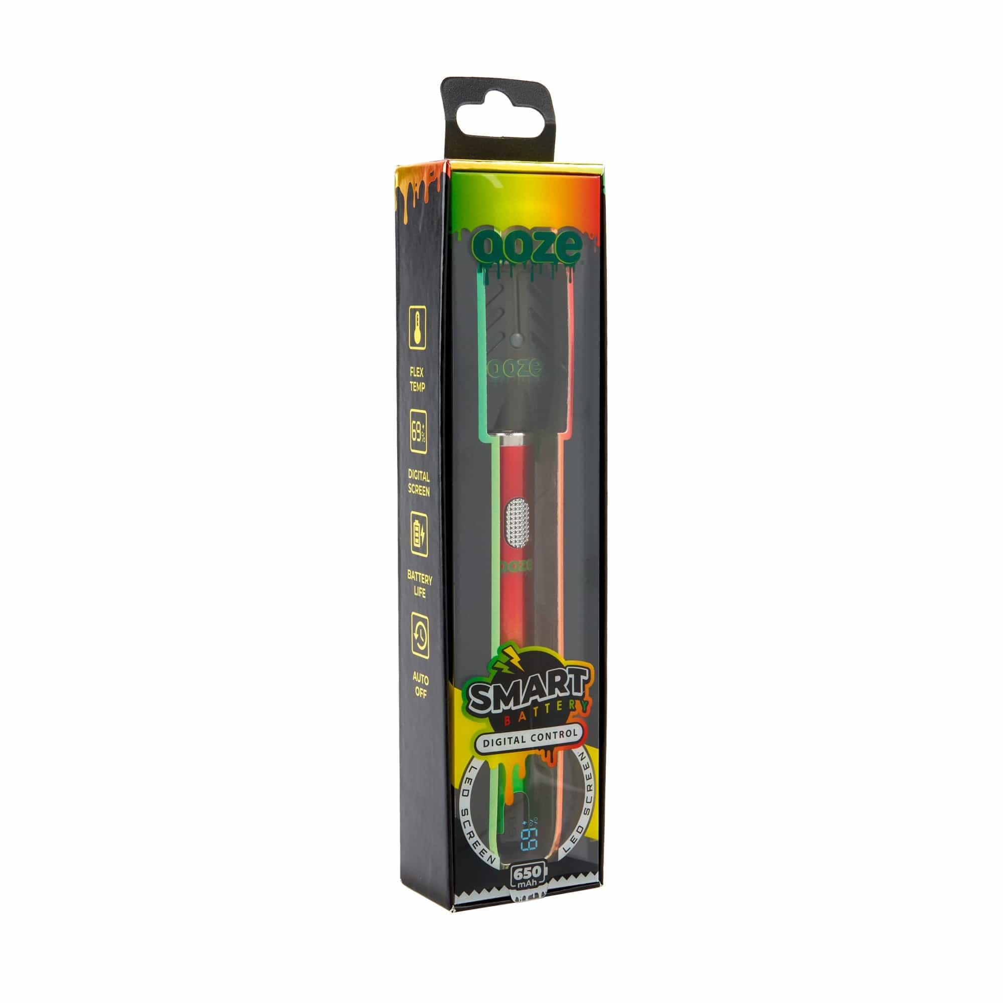 Ooze 650mAh Smart Battery | Vape Pen - Silver Ooze 650mAh Smart Battery | Vape Pen - Silver