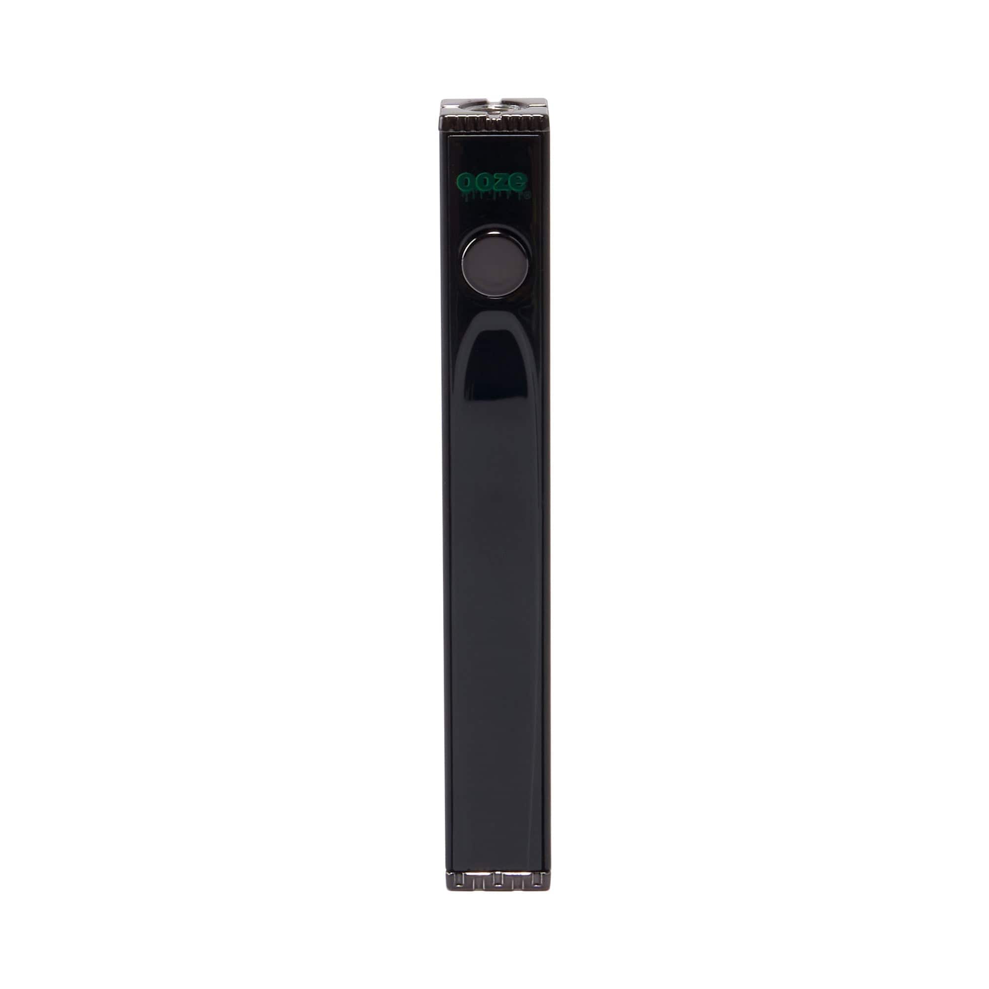 Front view of the Quad 2 – 500 mAh Square 510 Vape Battery, a sleek, black, square-shaped device against a plain white background.
