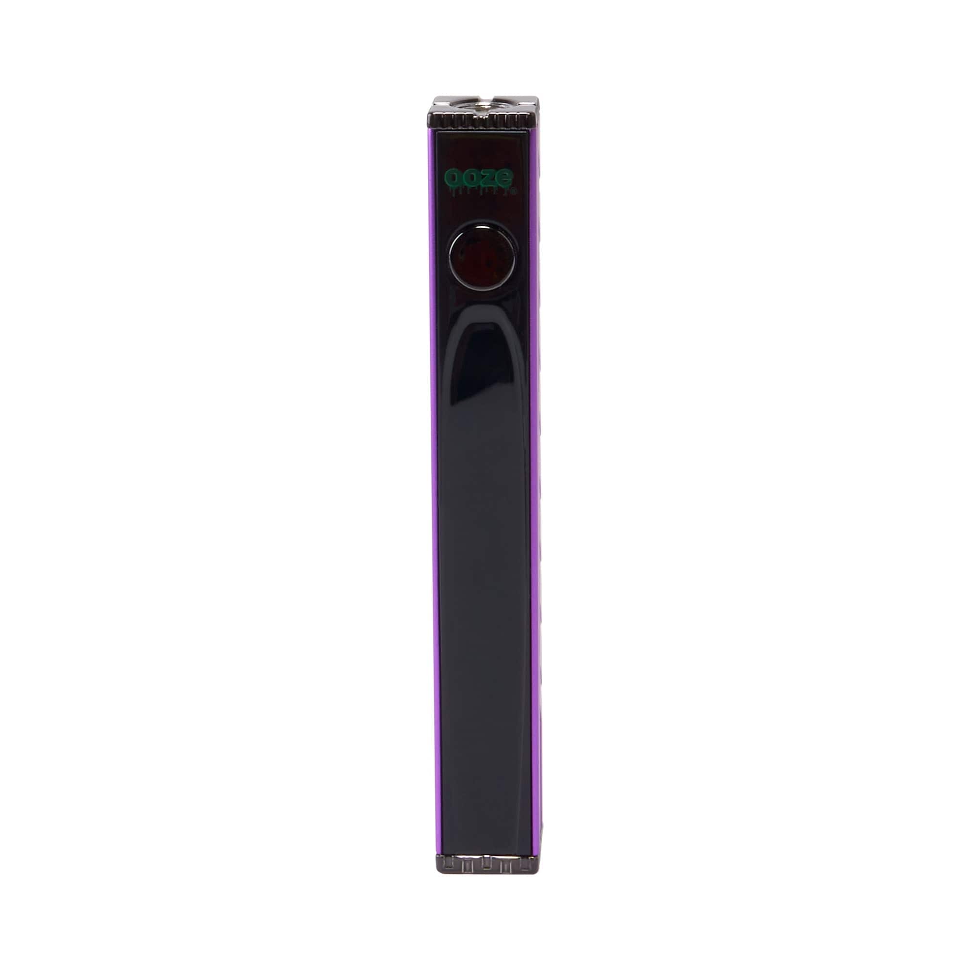 Front view of the Quad 2 – 500 mAh Square 510 Vape Battery, a sleek, square black battery with a metallic accent.