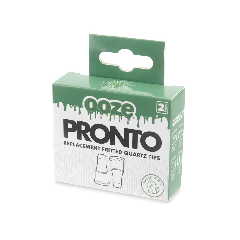 Close-up of the Pronto Electronic Nectar Collector 2-Pack Replacement Coils, displaying the fritted quartz tips against a plain white background.