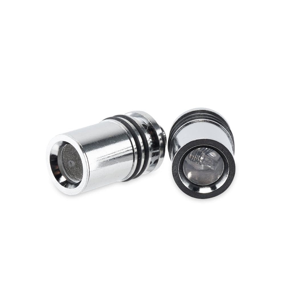 Close-up of the Signal Extract Vaporizer Replacement Coil 2-Pack, showing two silver coils angled against a plain white background.