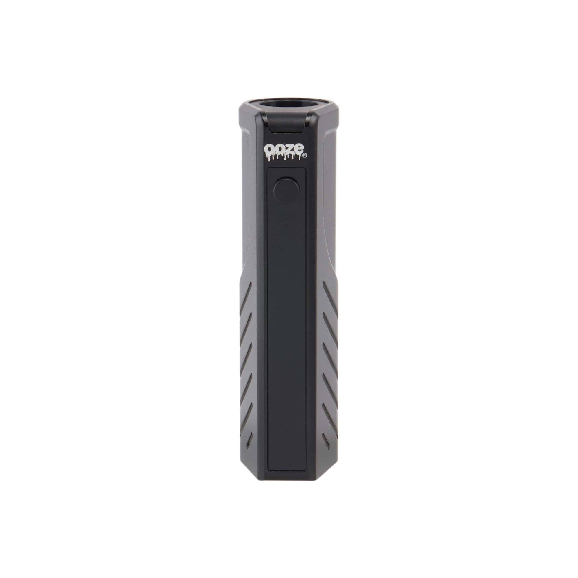 A close-up, angled view of the black Novex 2 - 400 mAh Vape Battery, showing its sleek, cylindrical design against a neutral background.