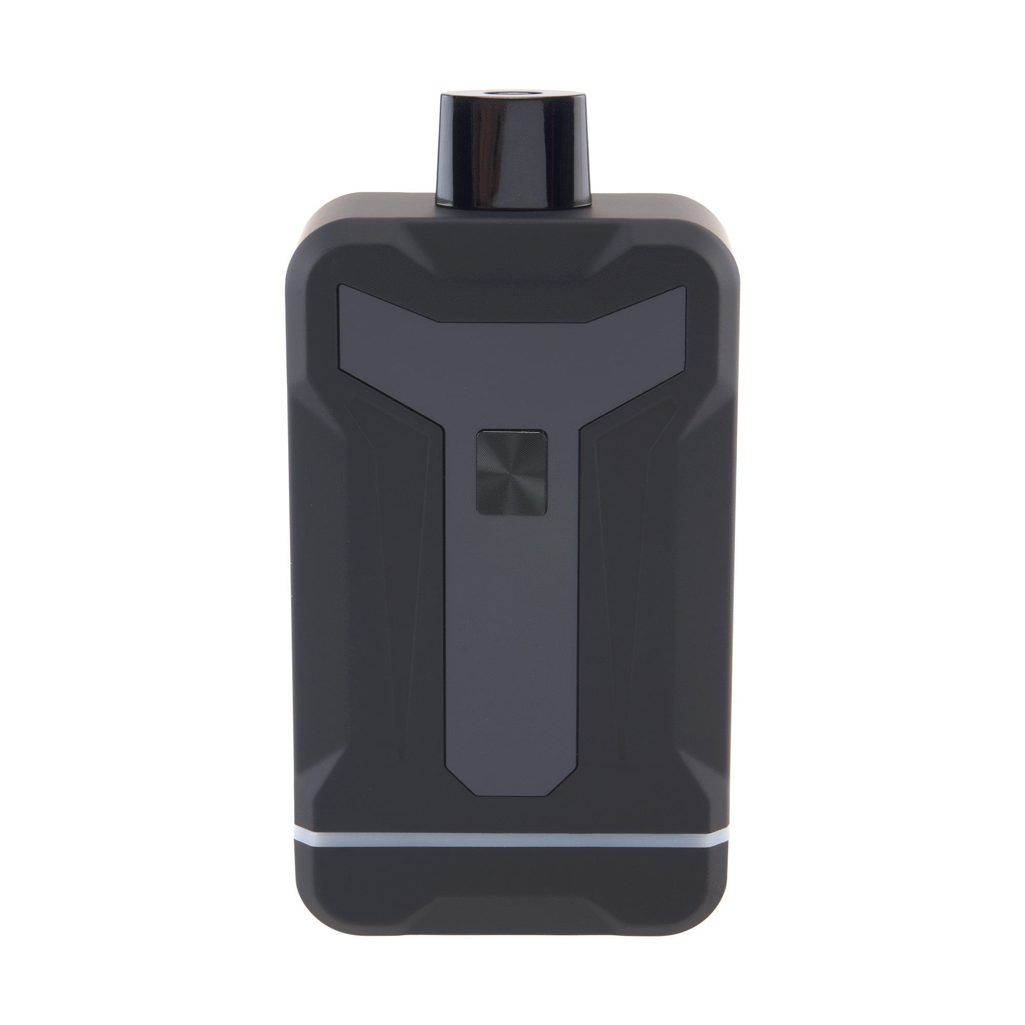 Front view of the Duet 650 mAh 510 Dual Conceal Cart Battery, a sleek, black device shown against a plain white backdrop.