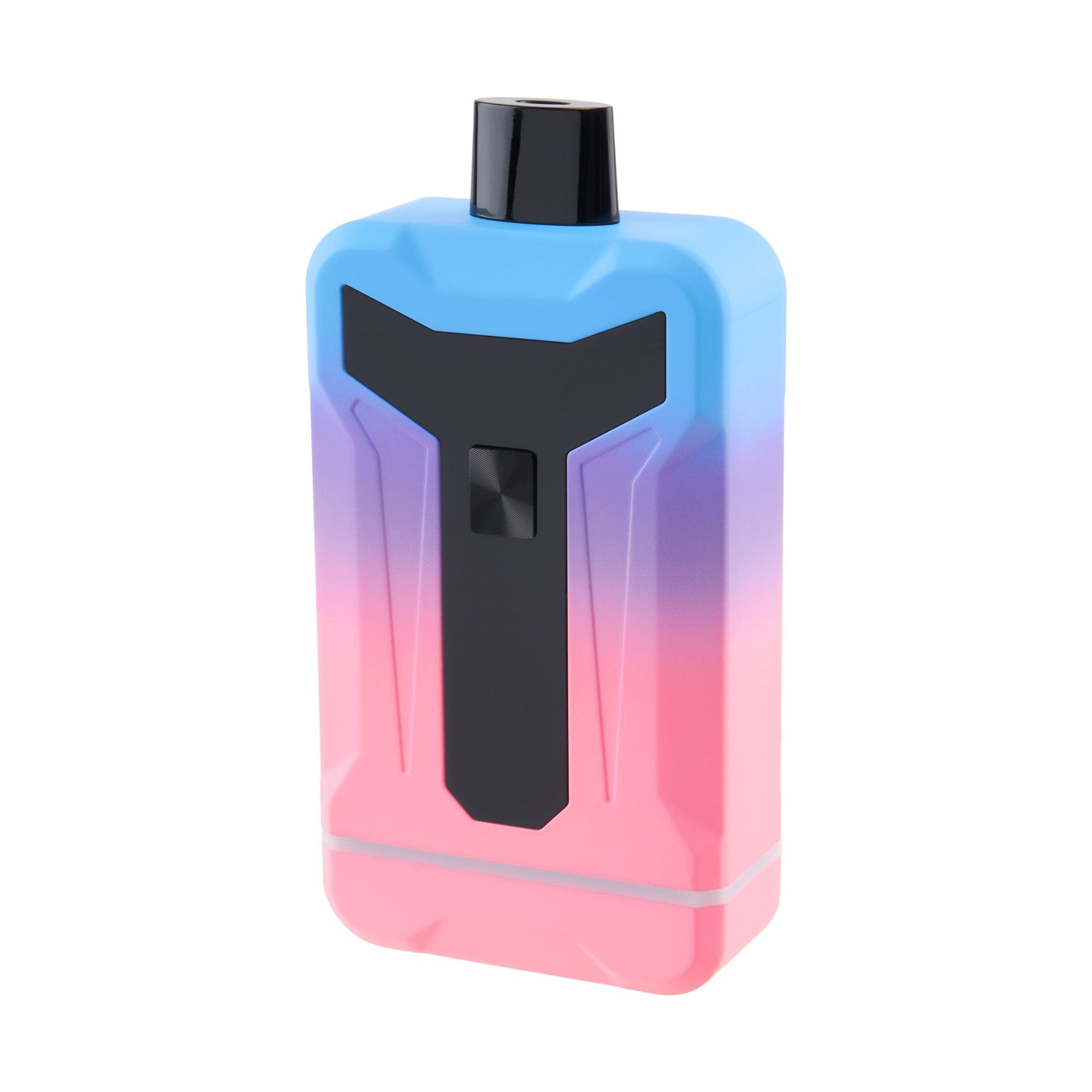 Front view of the Duet 650 mAh 510 Dual Conceal Cart Battery, showing a sleek, blue and pink gradient design.
