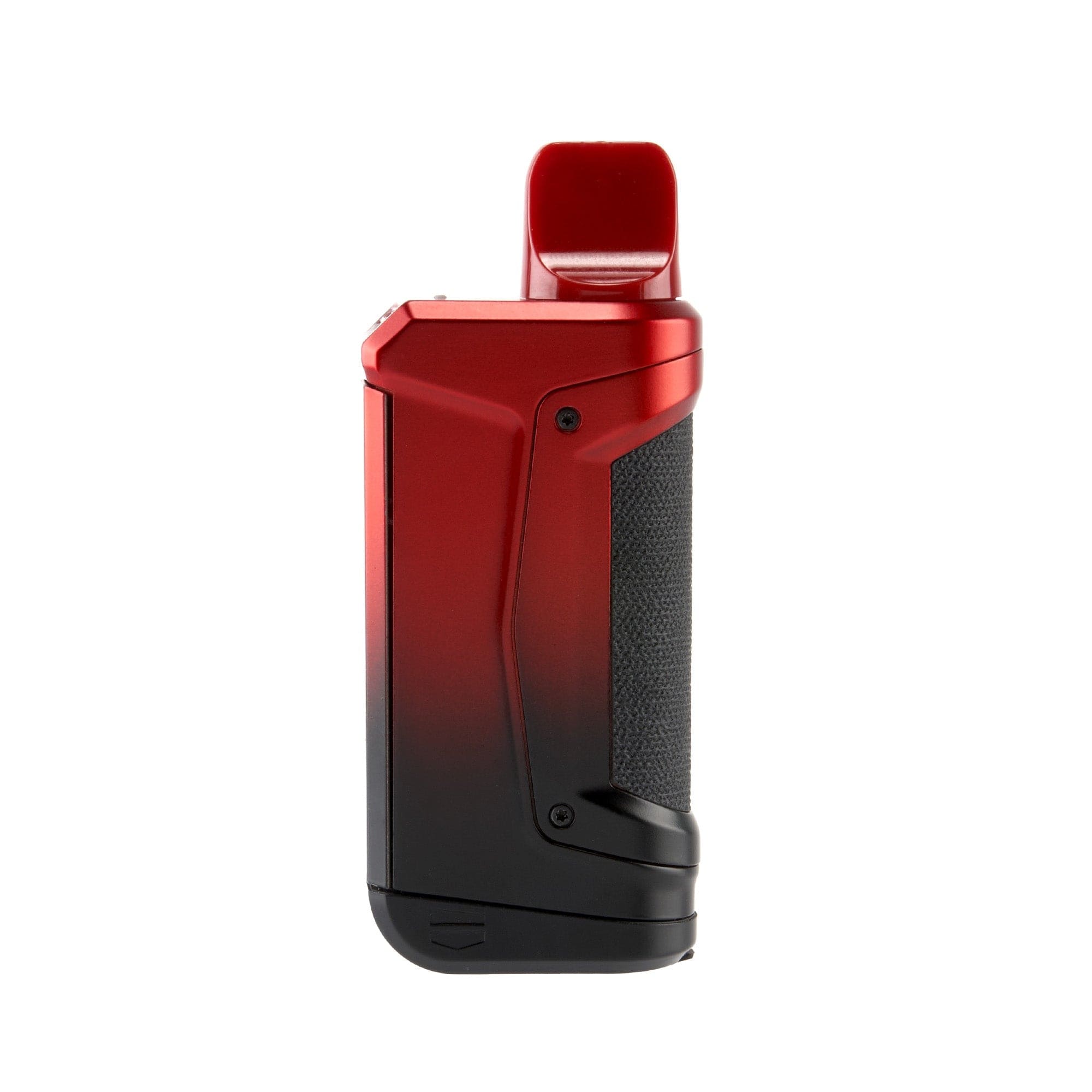 A three-quarter view of the Duplex 2 Vaporizer 900 mAh C-Core, showcasing its sleek, dark gray and crimson design.