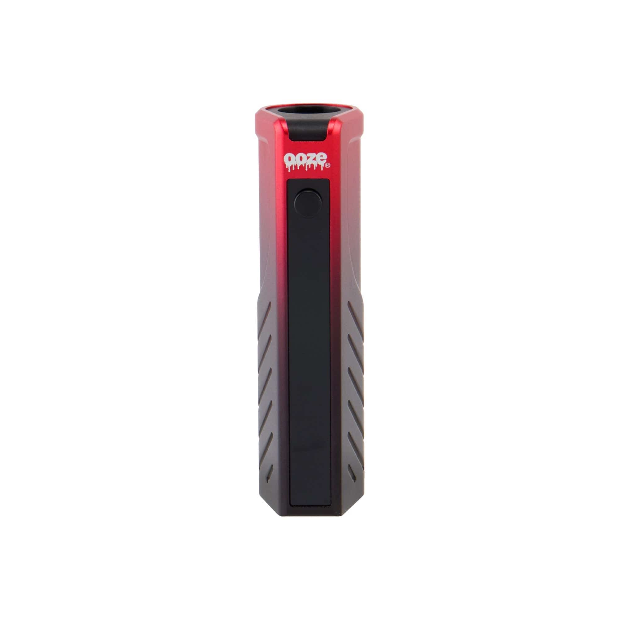 Front view of the Novex 2 - 400 mAh Vape Battery, a black, cylindrical device with a minimalist design against a plain white backdrop.